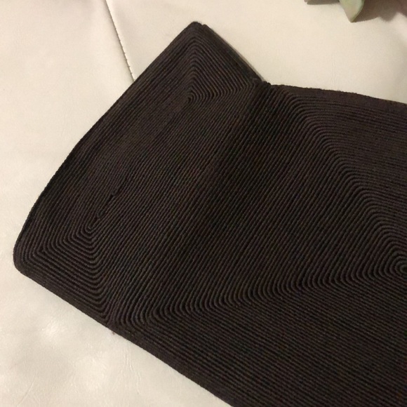 Vintage 1940’s Weeda Corde Winged Clutch-Brown Grosgrain Fabric-14x6.5-EUC - Picture 5 of 17